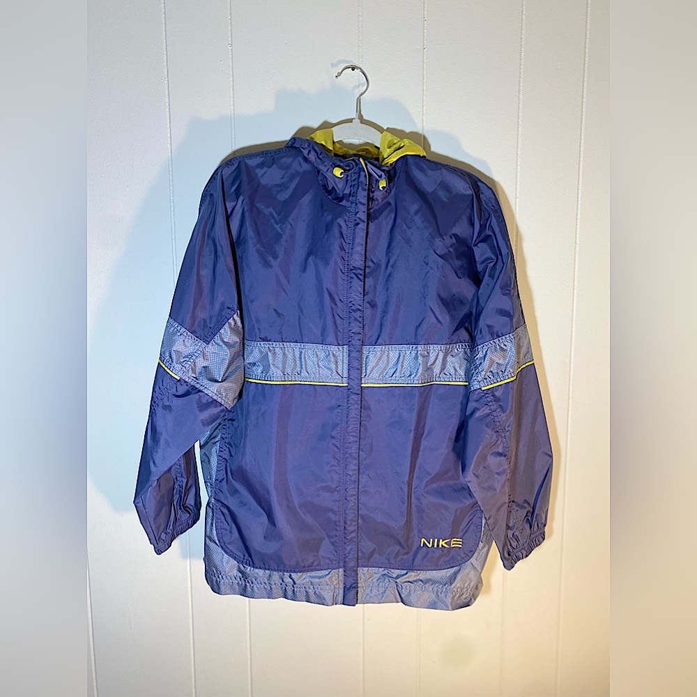 Men’s Nike Windbreaker, Size small, Blue, Grey, Green
